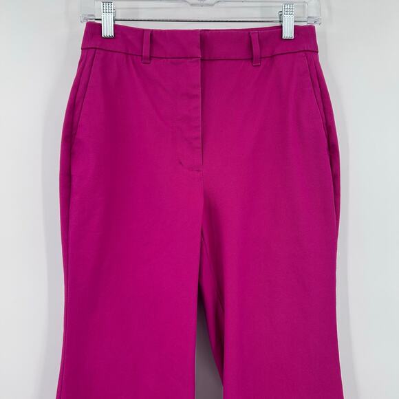 Boden Vibrant Magenta Flare Trouser Pants Bold Office Career Tailored Womens  6 - Picture 4 of 11